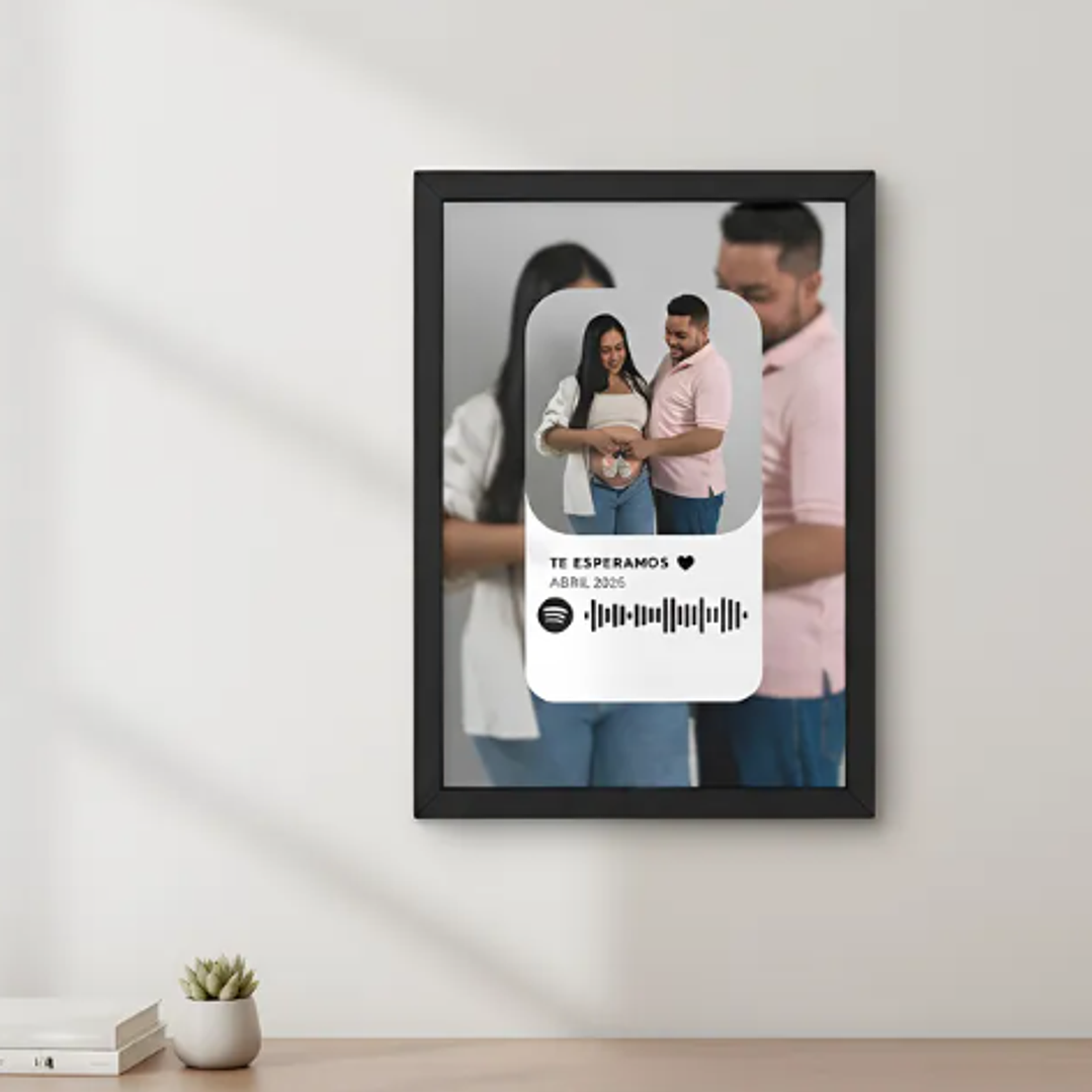 Cuadro Portaretrato Personalizado Love Spotify 4