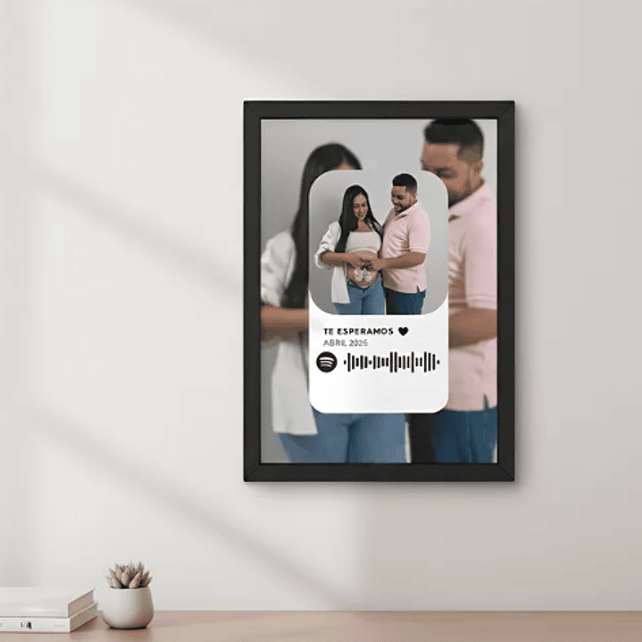 Cuadro Portaretrato Personalizado Love Spotify 4