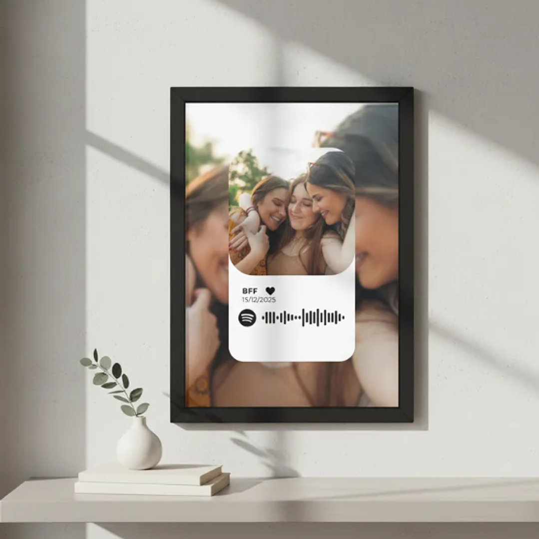 Cuadro Portaretrato Personalizado Love Spotify 5