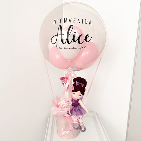 Box Peluche con Globo Burbuja Personalizado