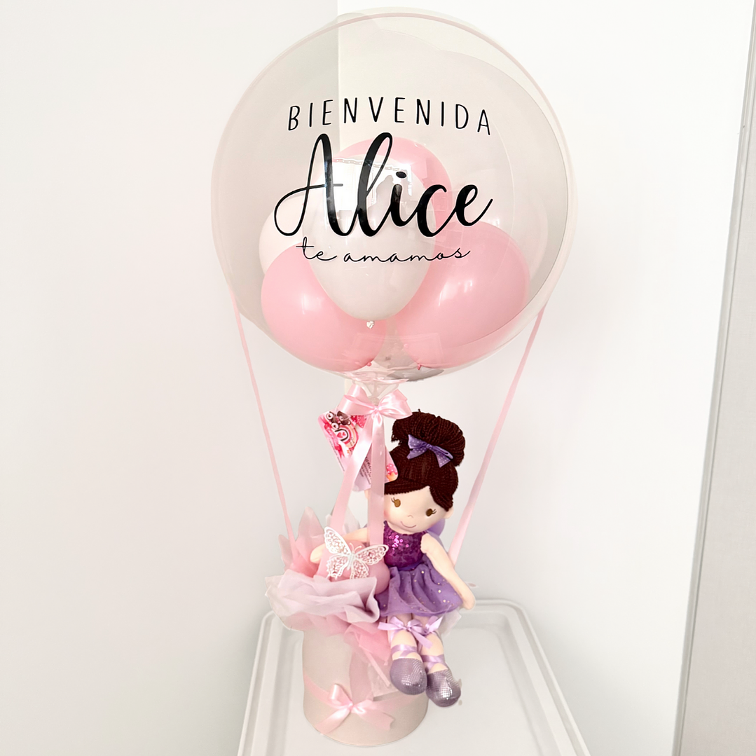 Box Peluche con Globo Burbuja Personalizado 1
