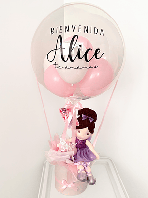 Box Peluche con Globo Burbuja Personalizado