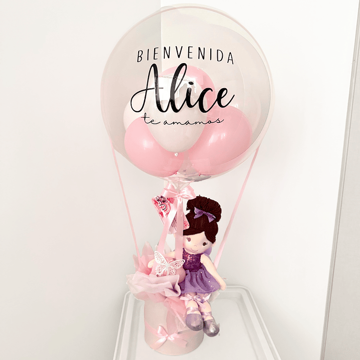 Box Peluche con Globo Burbuja Personalizado 1