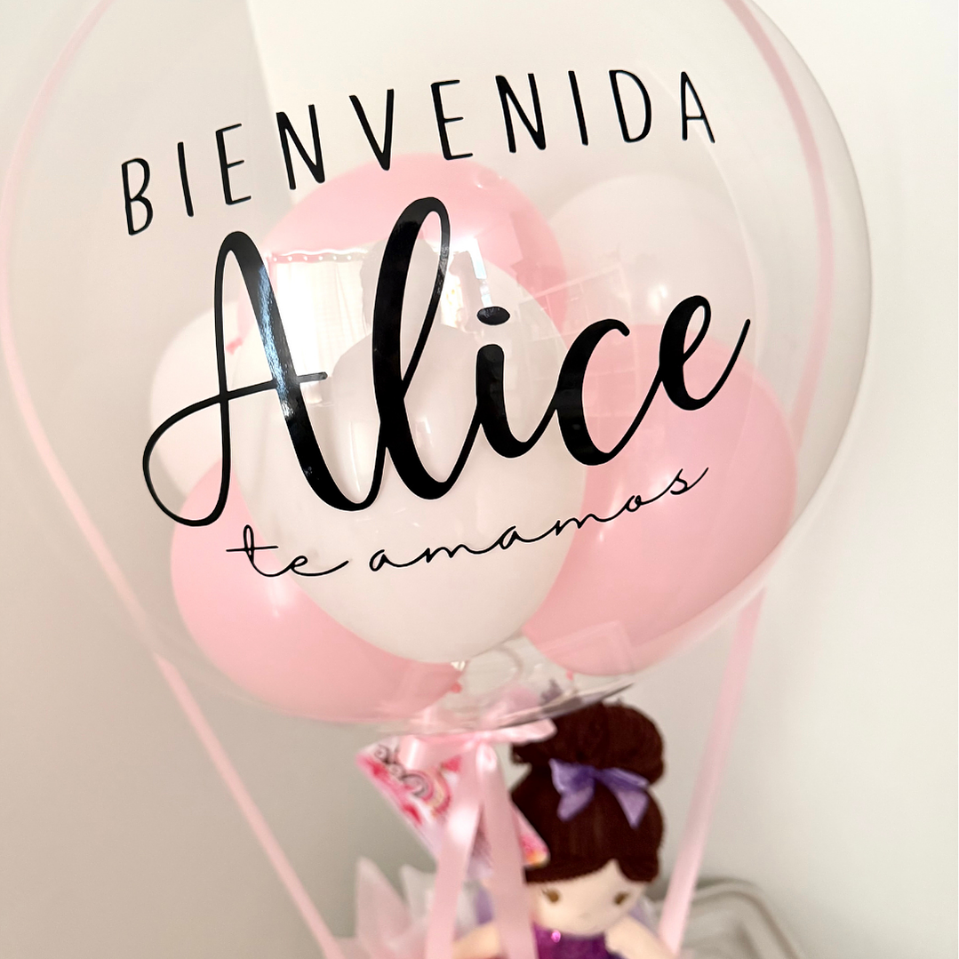 Box Peluche con Globo Burbuja Personalizado 2