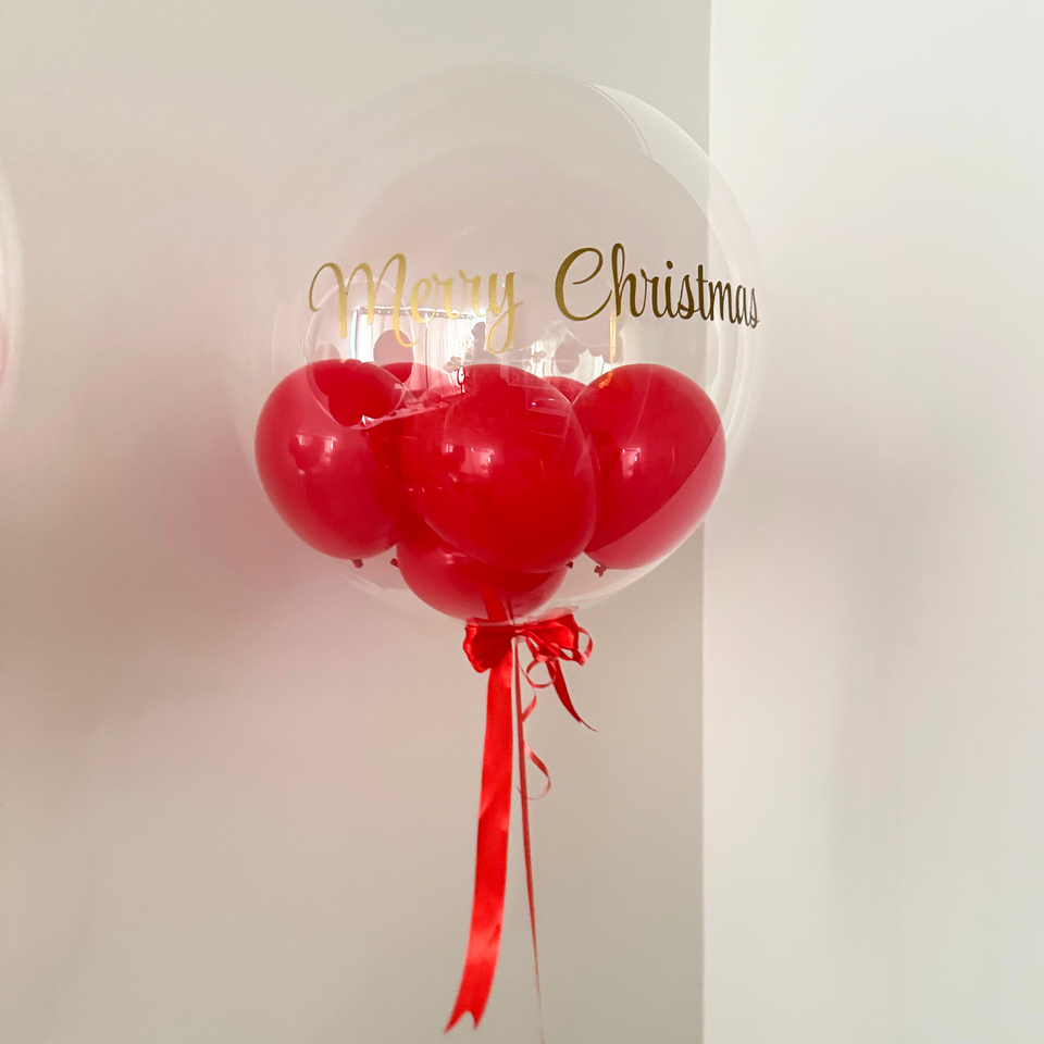 Globo Burbuja con Globos Adentro y Helio 2