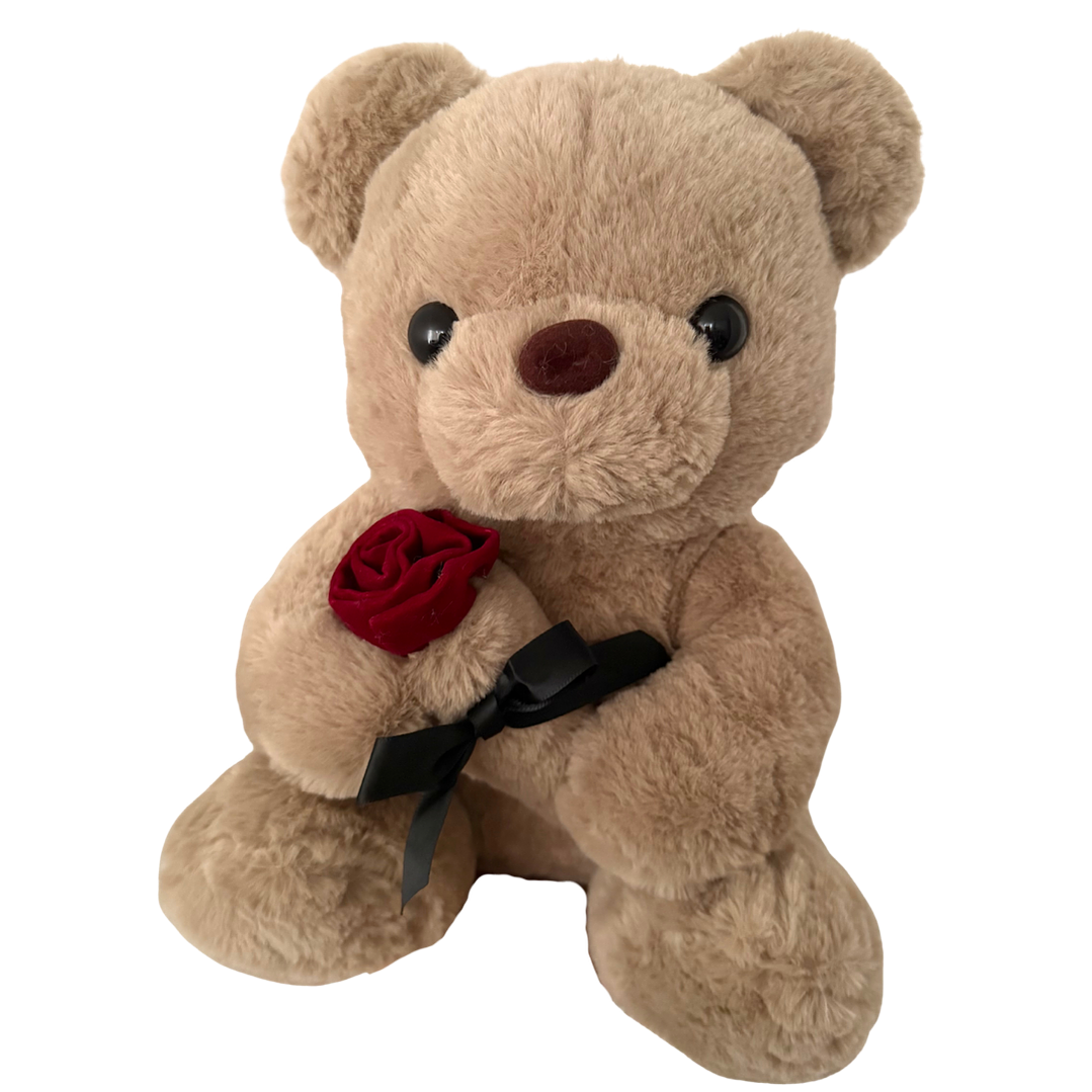 Oso peluche 45cm más globo con helio 4