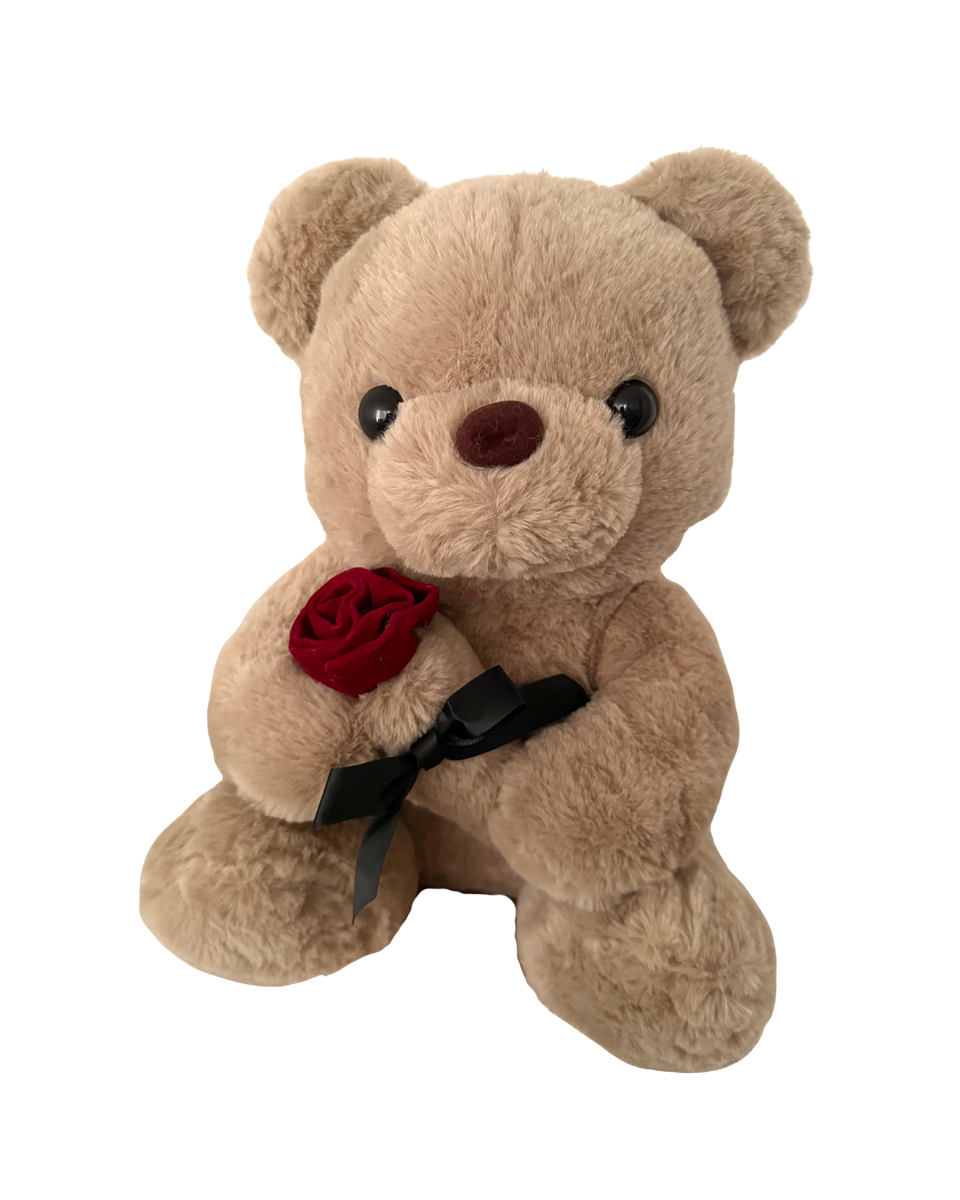 Oso peluche 45cm más globo con helio 4