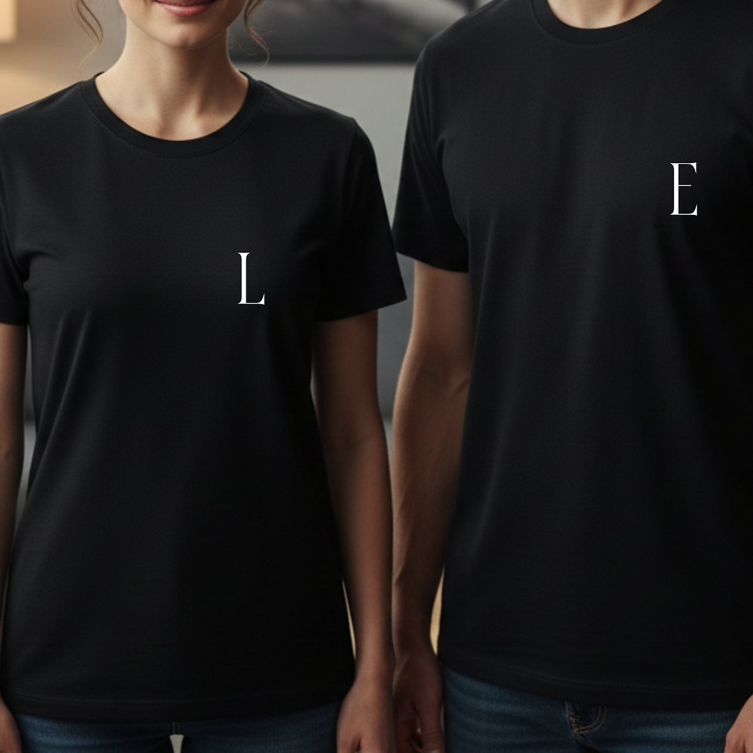 Pack Poleras Pareja Personalizadas – Collage 10 Fotos, Spotify y Frase Especial 2