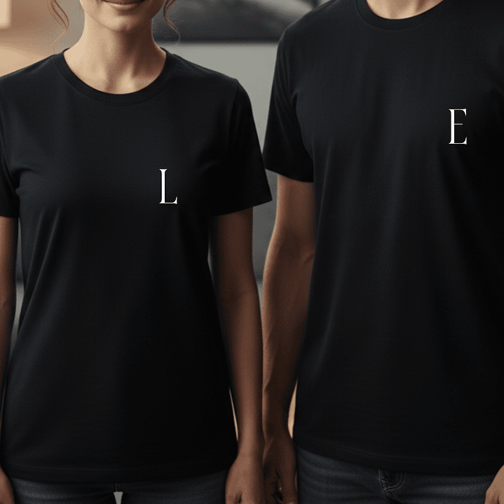 Pack Poleras Pareja Personalizadas – Collage 10 Fotos, Spotify y Frase Especial 2