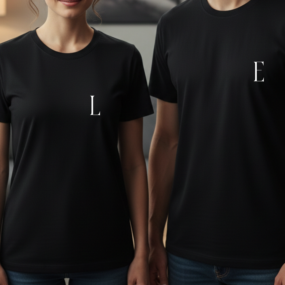 Pack Poleras Pareja Personalizadas – Collage 10 Fotos, Spotify y Frase Especial 2