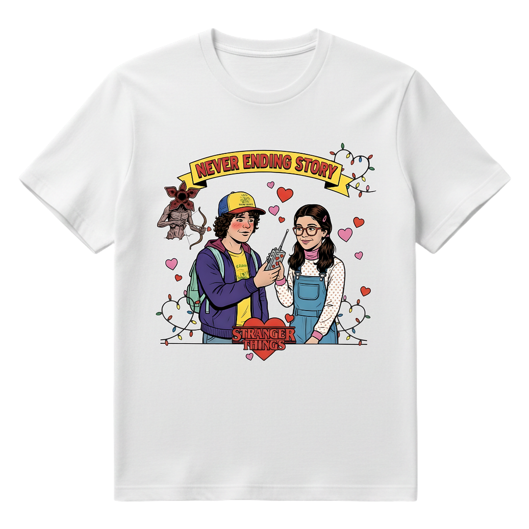 Polera Stranger Things - Dustin & Suzie 