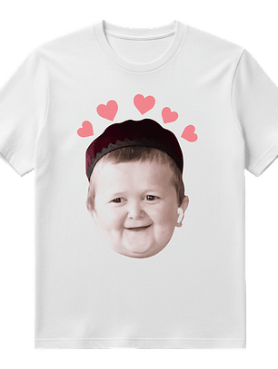 Polera Hasbulla Corazones - Meme Edition