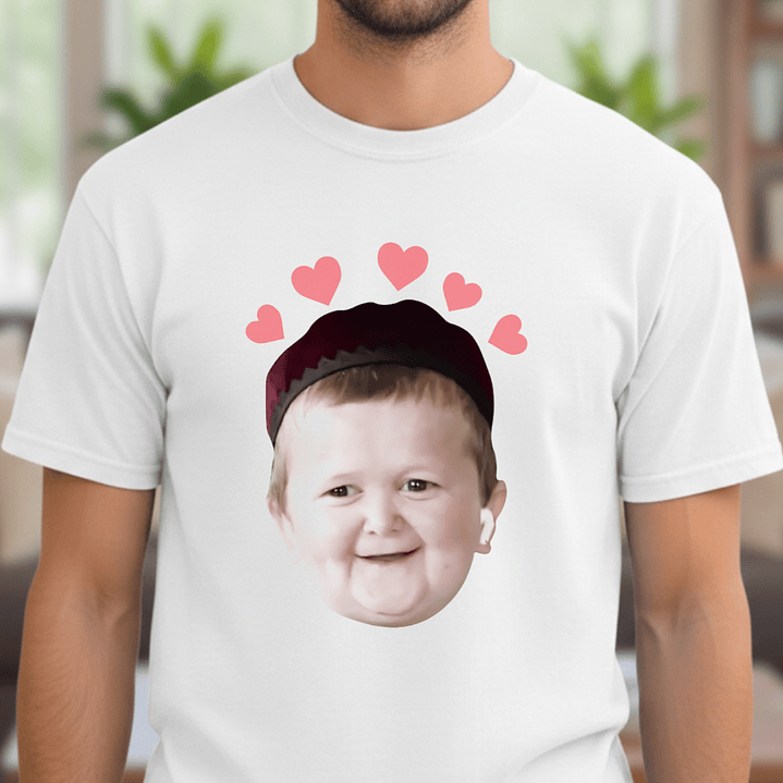 Polera Hasbulla Corazones - Meme Edition 2