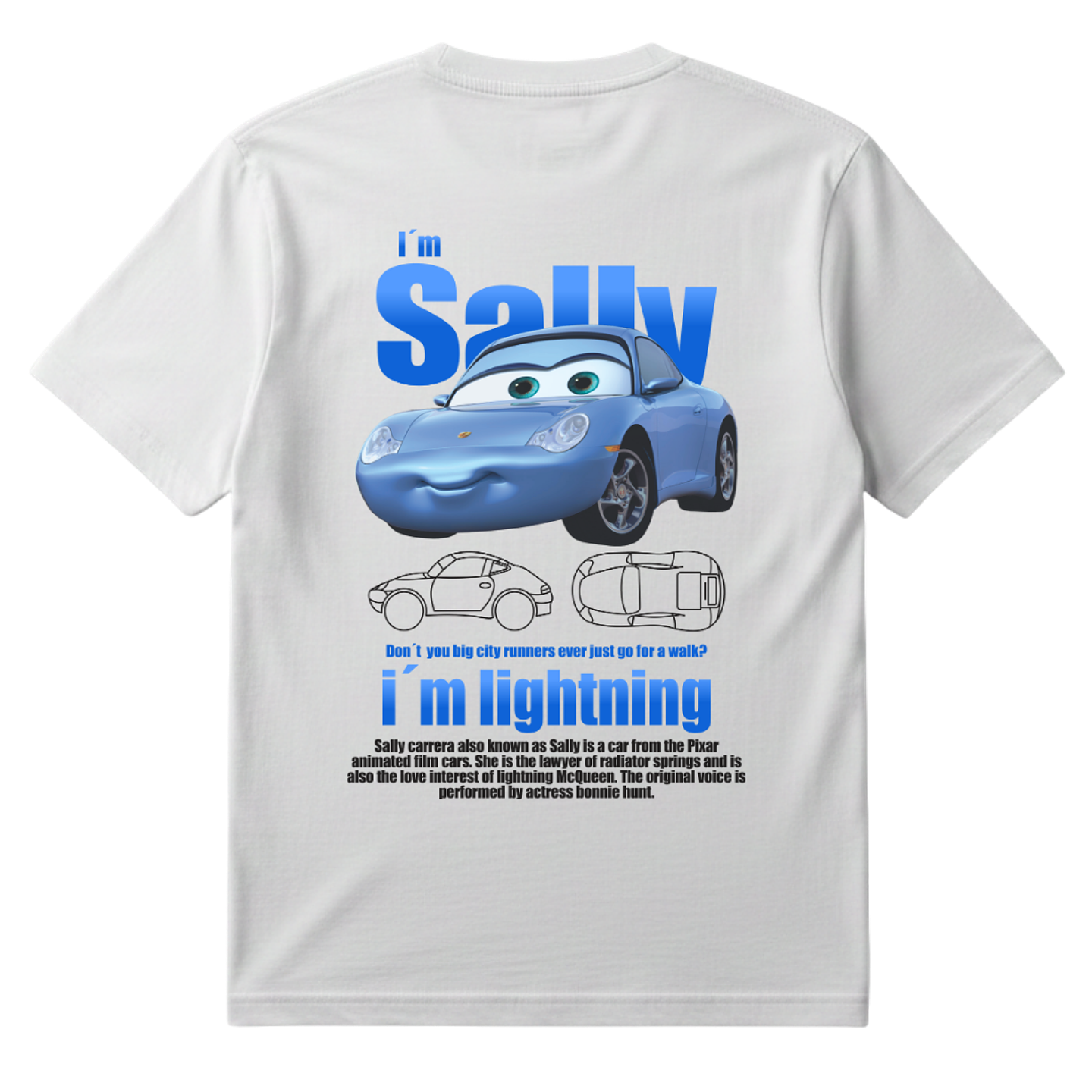 Pack 2 Poleras Pareja - Mc queen y Sally  3