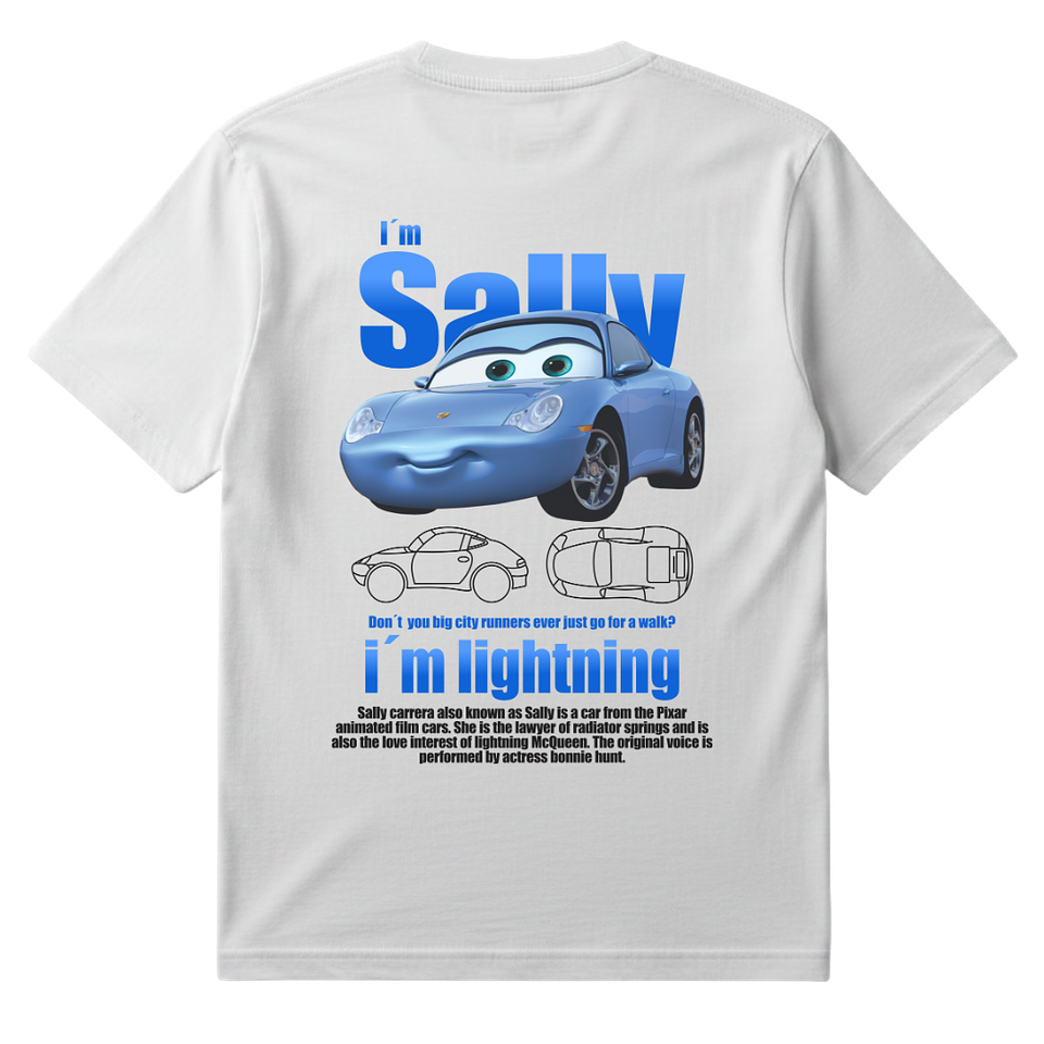 Pack 2 Poleras Pareja - Mc queen y Sally  3