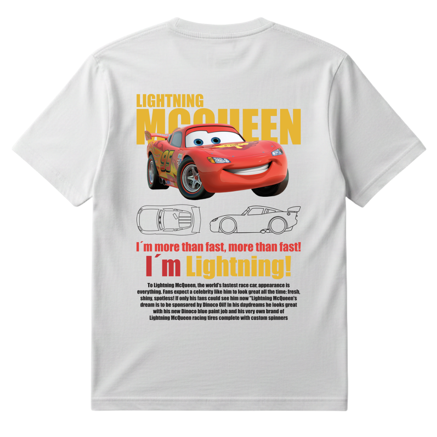 Pack 2 Poleras Pareja - Mc queen y Sally  6