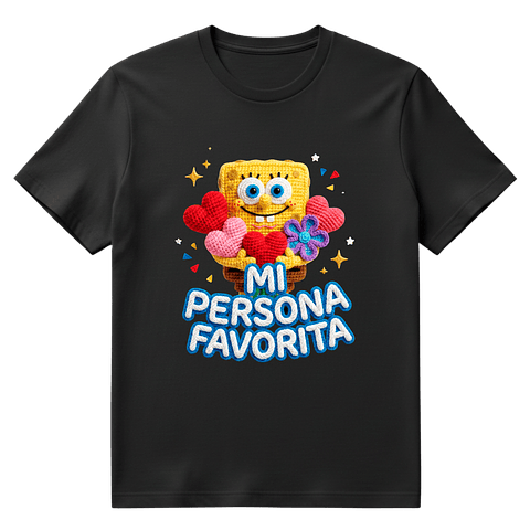 Polera Bob Esponja "Mi Persona Favorita" - Edición Especial