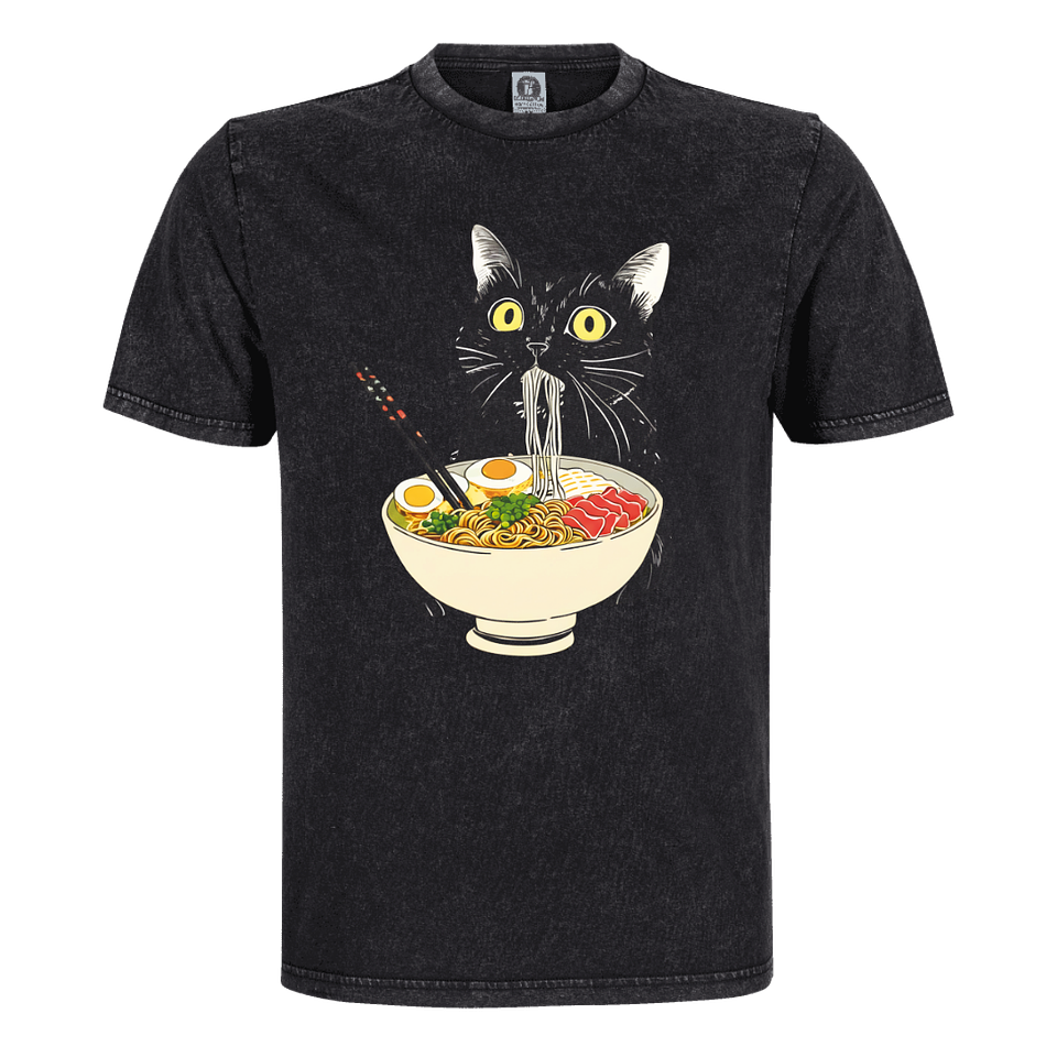 Polera Michi Ramen - Estilo Anime Meme 🐱🍜 3