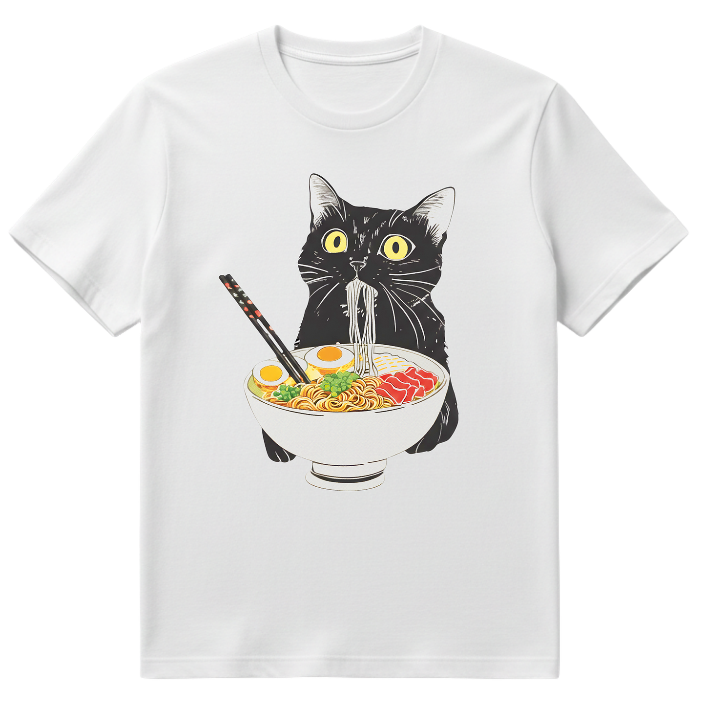 Polera Michi Ramen - Estilo Anime Meme 🐱🍜 1