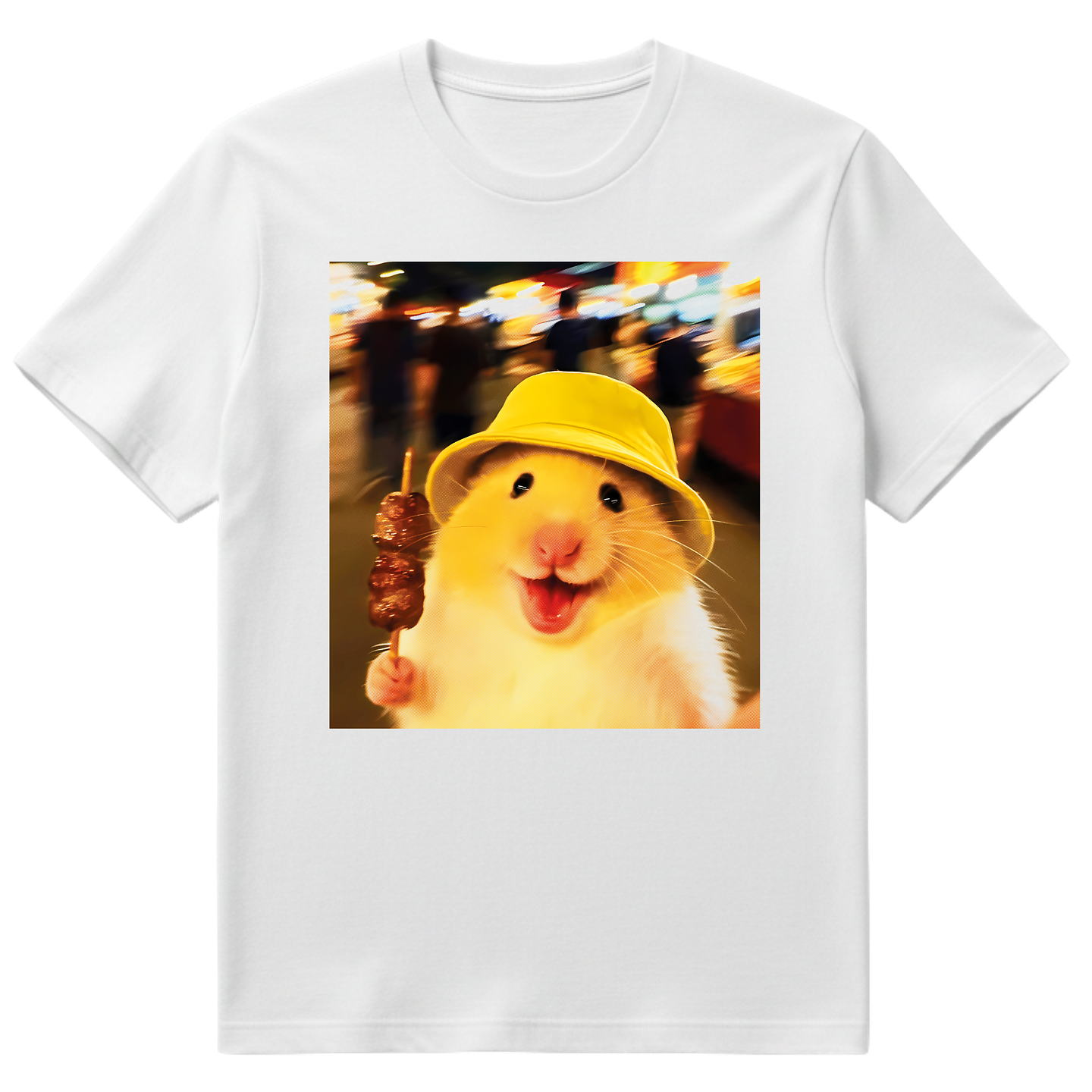 Polera Hámster Anticucho - Colección Animales Meme 🐹💛 2