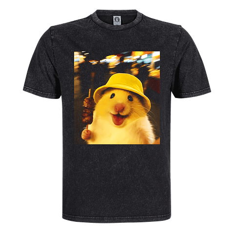 Polera Hámster Anticucho - Colección Animales Meme 🐹💛