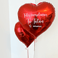 Globo Corazón personalizado 45cm con helio - Miniatura 2