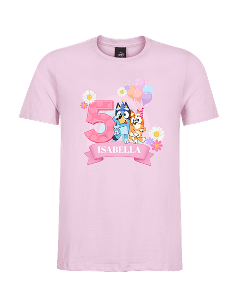 Polera Personalizada Temática Hermanitas Perrunas– Cumpleaños