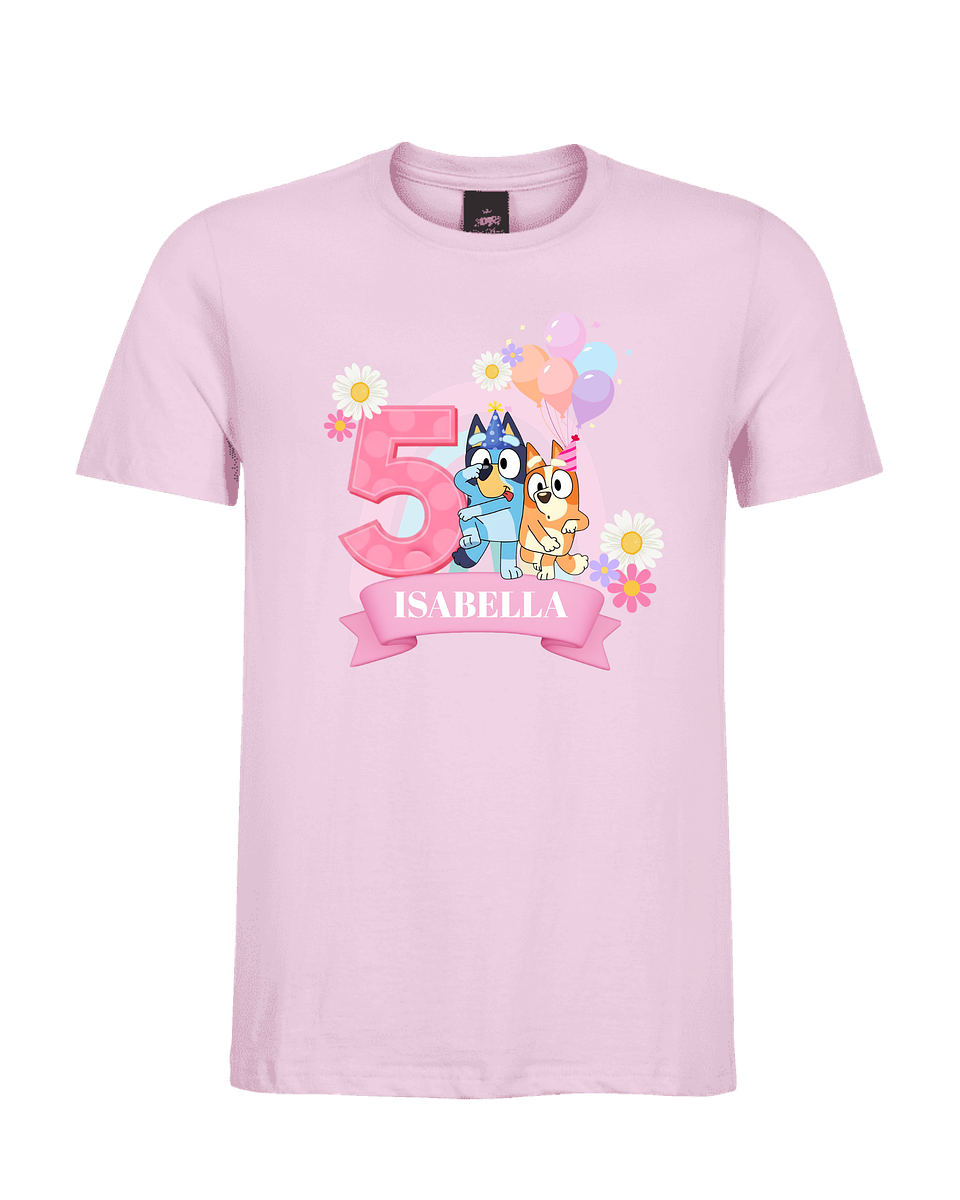 Polera Personalizada Temática Hermanitas Perrunas– Cumpleaños 1