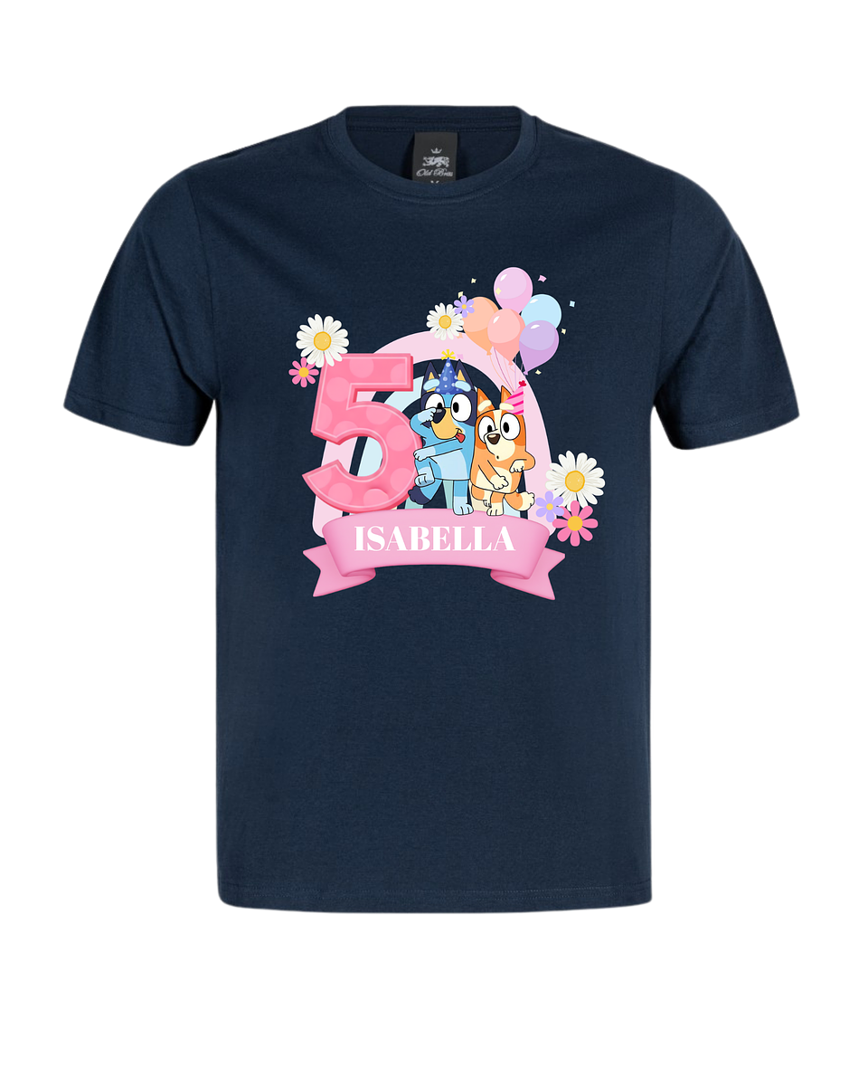 Polera Personalizada Temática Hermanitas Perrunas– Cumpleaños 4