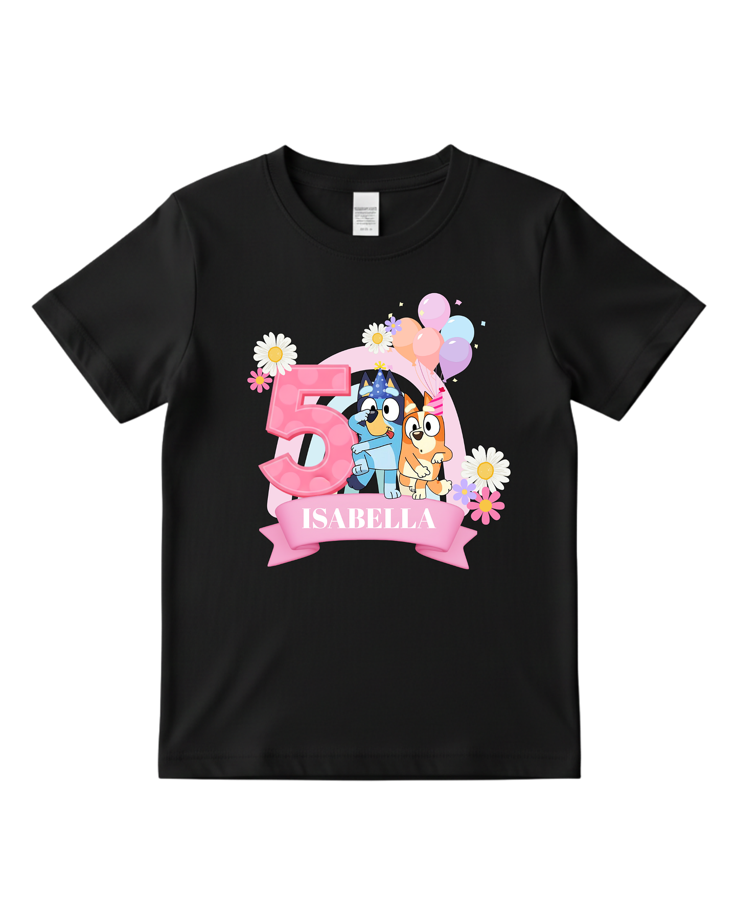 Polera Personalizada Temática Hermanitas Perrunas– Cumpleaños 5