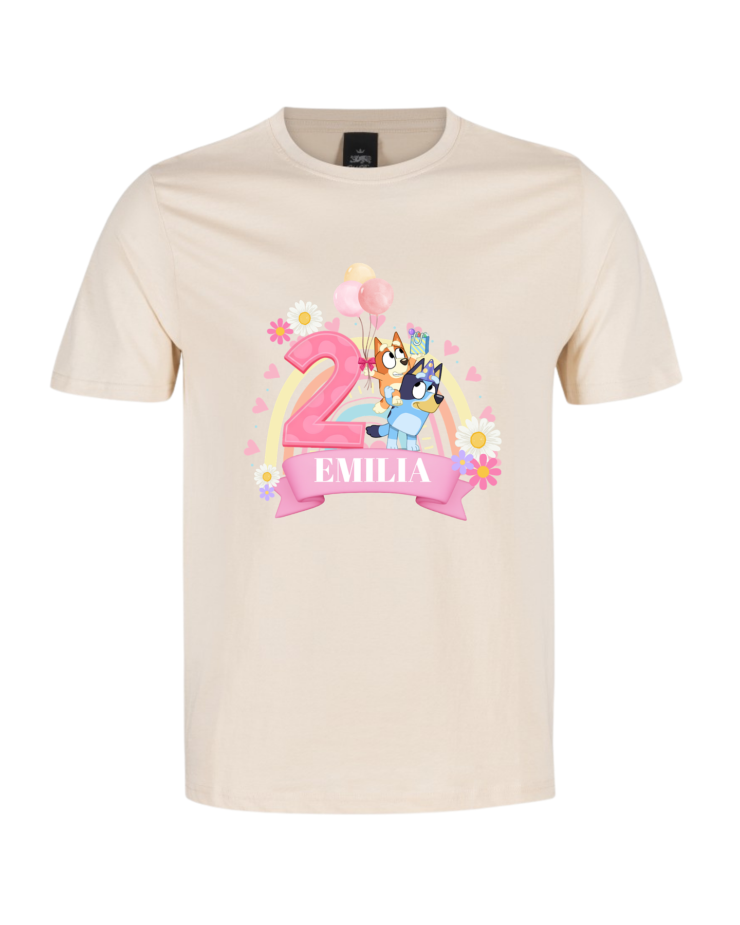 Polera Personalizada Temática Aventuras de Hermanitas – Cumpleaños 1