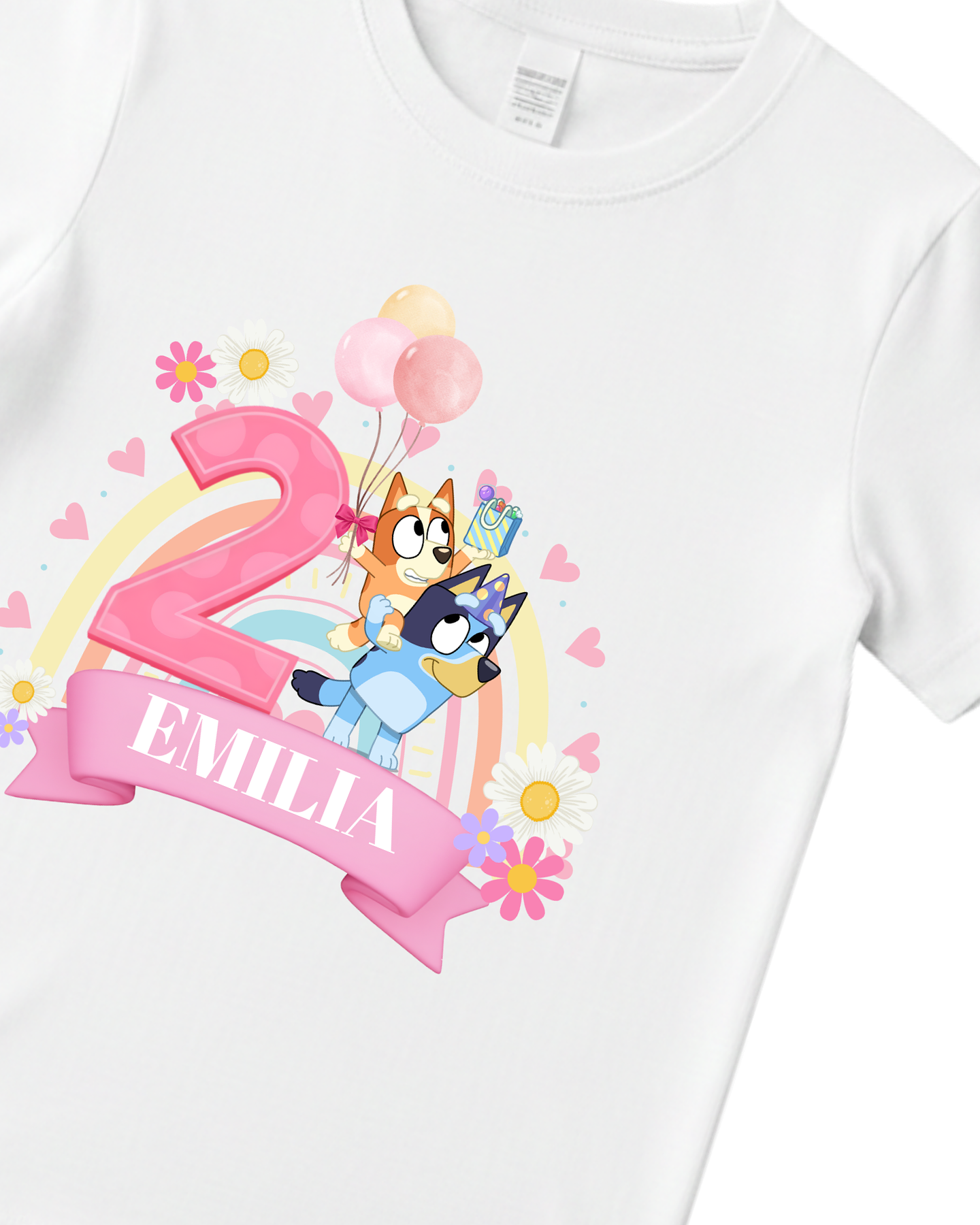 Polera Personalizada Temática Aventuras de Hermanitas – Cumpleaños 6