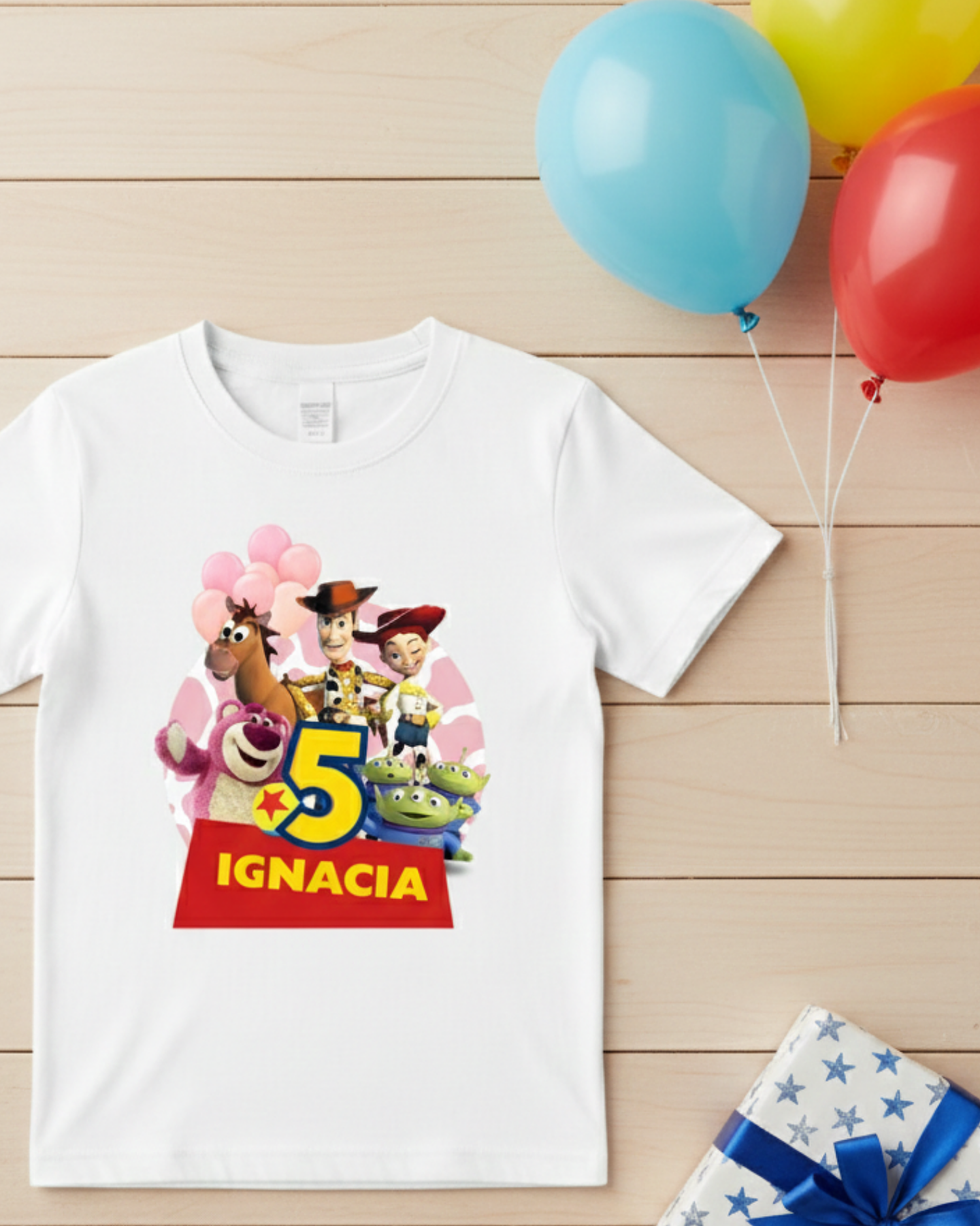 Polera Personalizada Temática Toy 