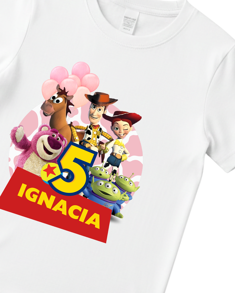 Polera Personalizada Temática Toy 