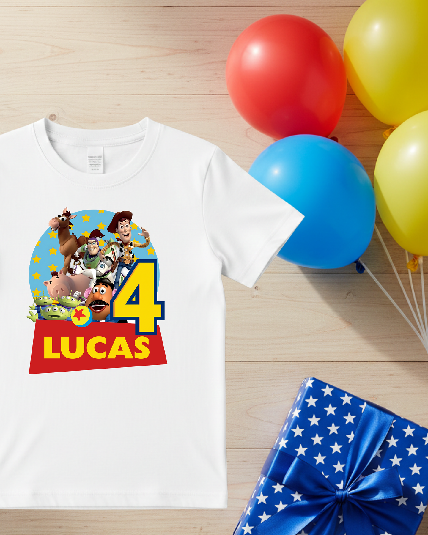 Polera Personalizada Temática Toy 