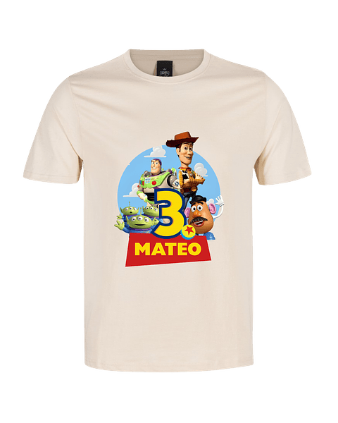 Polera Personalizada Temática "Amigos Juguetes" – Cumpleaños