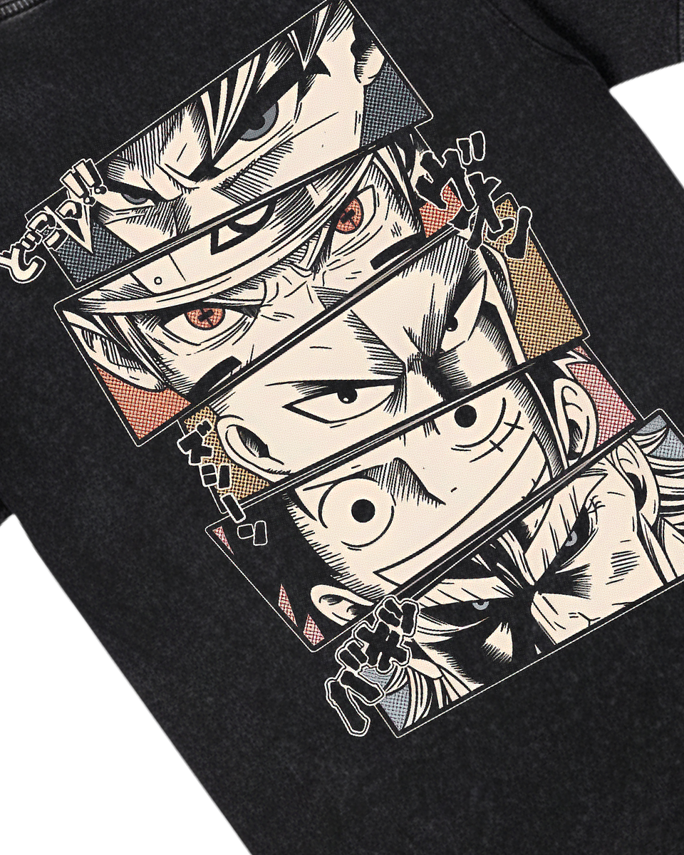 Polera Anime Miradas de Héroes – Edición Leyendas 3