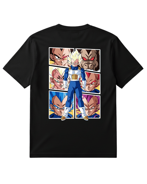 Polera Dragon Ball | Vegeta Evolución