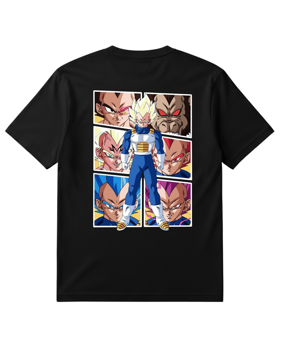 Polera Dragon Ball | Vegeta Evolución 1