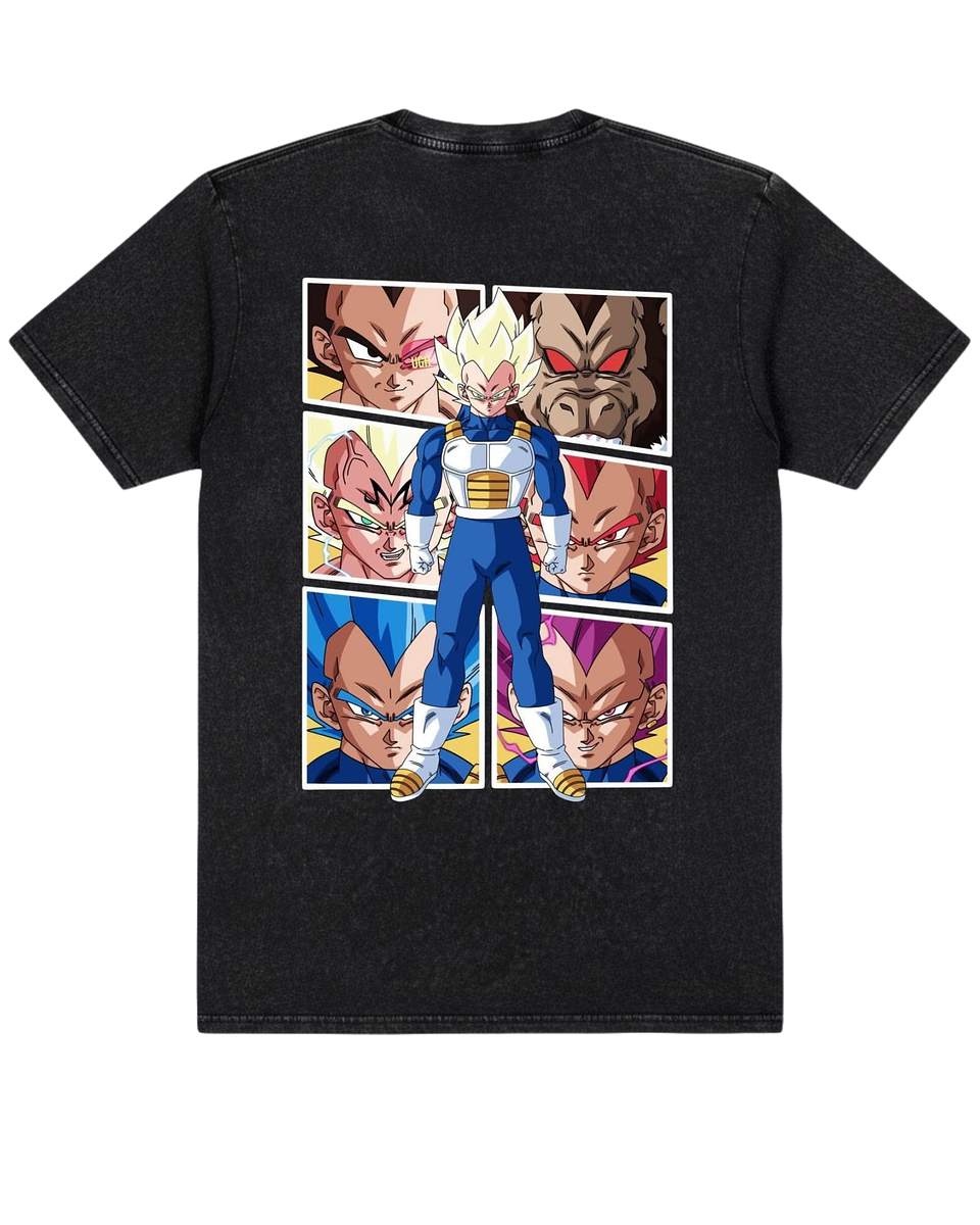 Polera Dragon Ball | Vegeta Evolución 2