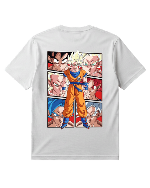 Polera Dragon Ball | Goku Evolución