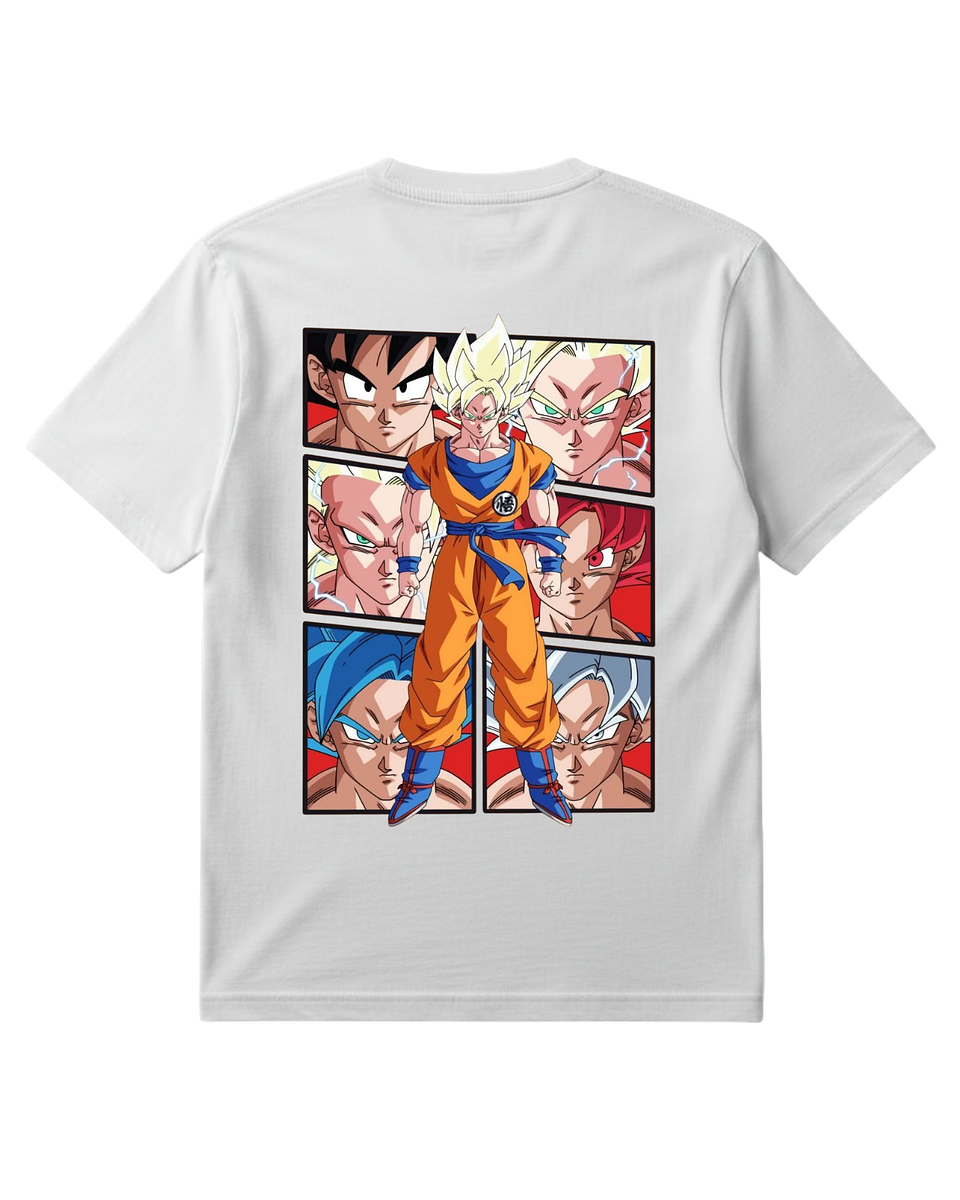 Polera Dragon Ball | Goku Evolución 1