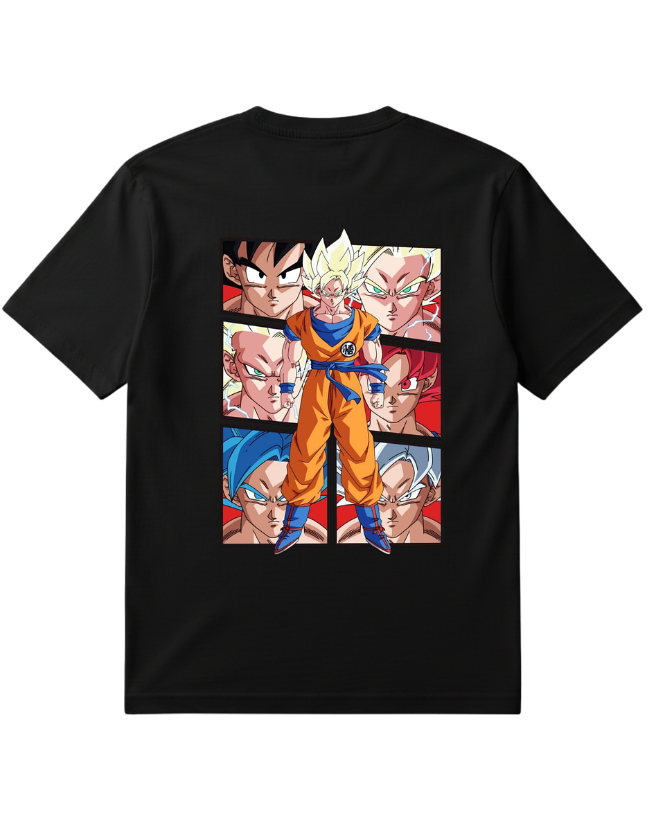 Polera Dragon Ball | Goku Evolución 2