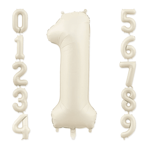 Globo Número Arena 80cm