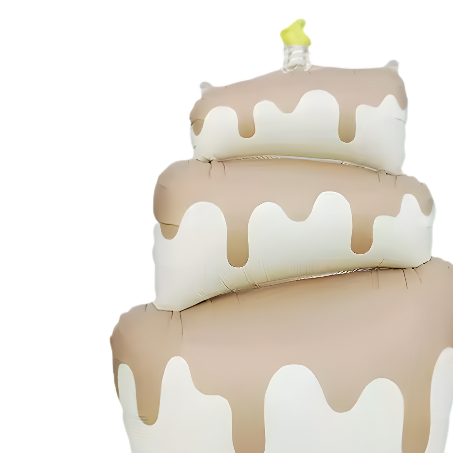 Globo Pastel de Cumpleaños Neutro Crema 96cm Ideal para Fiestas Elegantes 2