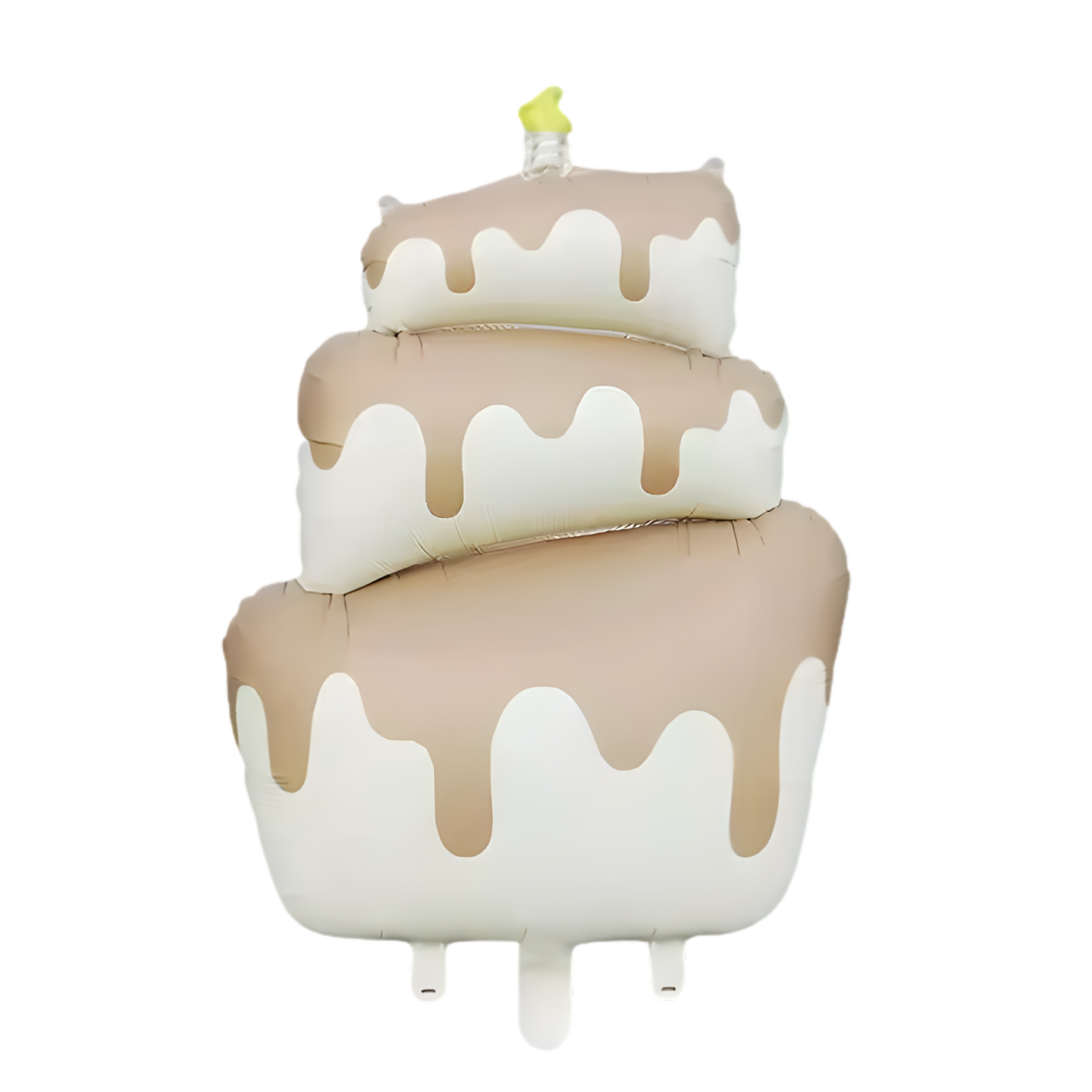 Globo Pastel de Cumpleaños Neutro Crema 96cm Ideal para Fiestas Elegantes 1