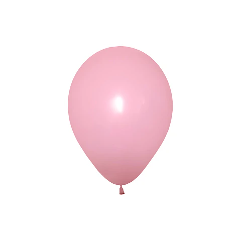 Globo Látex Rosado Bebé  30cm con Helio