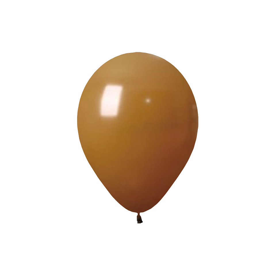 Globo Látex Cafe Nude 30cm con Helio 1