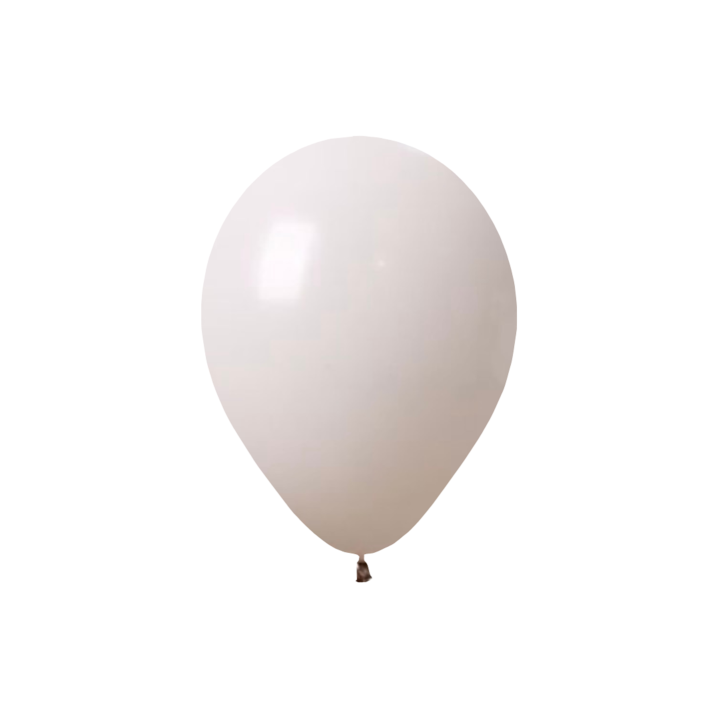 Globo Látex Blanco Hueso Nude 30cm con Helio 1