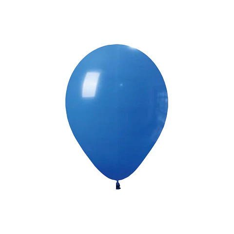 Globo Látex Azul Rey 30cm con Helio